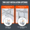 Boat Trailer Guide, 60″ Adjustable Design Trailer Guide Poles, 2PCS High-Hardness Steel Trailer Guide-Ons, Trailer Guides with PVC Pipes, for Ski Boat