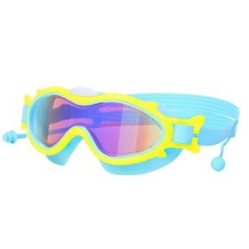 Swim Goggles (Option: Blue YellowRim)