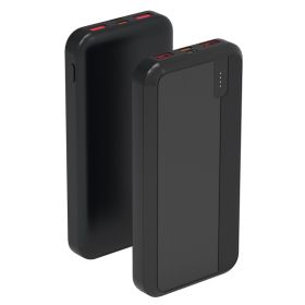 1Pc 10000mAh Or 20000mAh Optional PD22.5W Fast Charging Power Bank Fast Charger Portable Phone Charger With Type-C USB Cable Fit For IOS Phone 16 (Option: 10000mAh-Black)